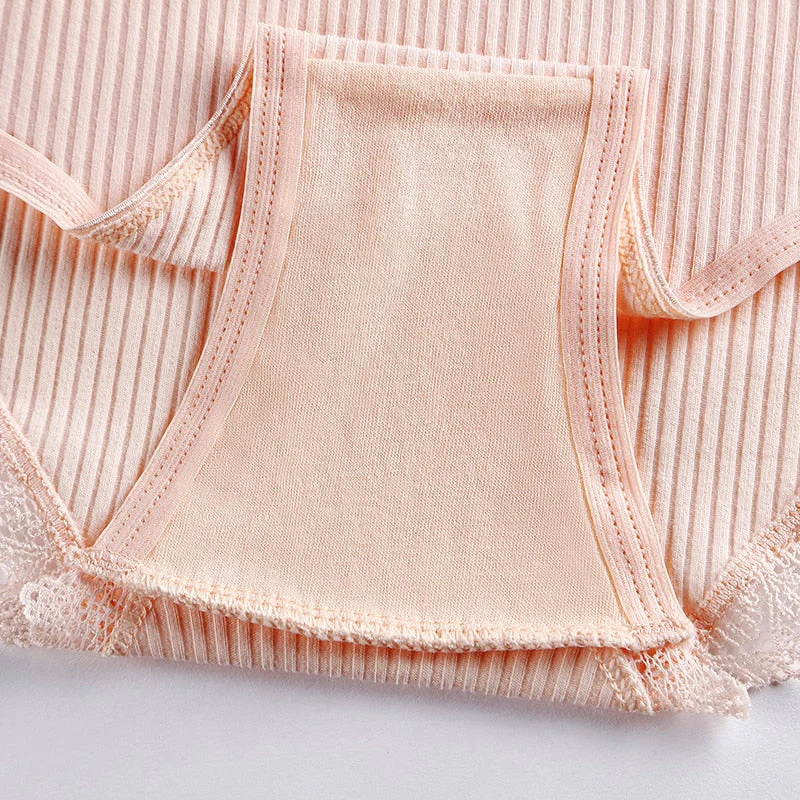 3 Pcs Cotton Women's Panties Lace Underwear High Quality Soft Breathable Female Briefs Underwear For Woman Lingerie New BANNIROU - Image 25
